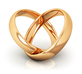 Golden wedding rings - 79934100