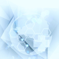 Abstract low poly geometric background