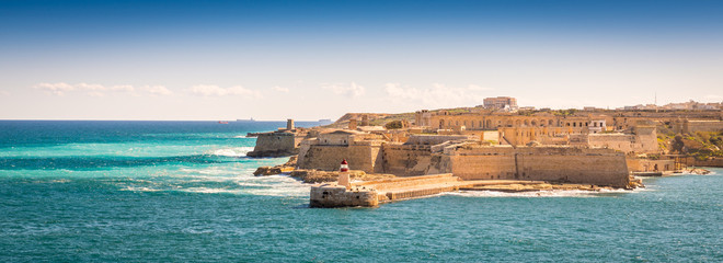 Fort Ricasoli, La Valette, Malte - obrazy, fototapety, plakaty