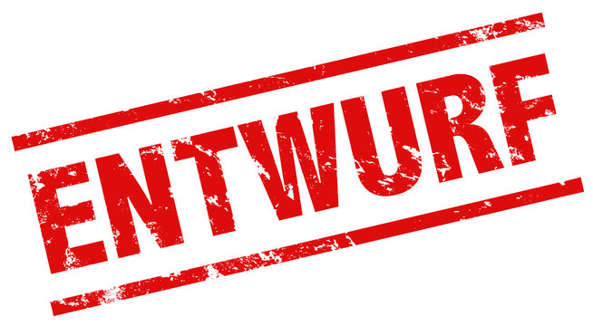 Stempel rot Entwurf Grunge