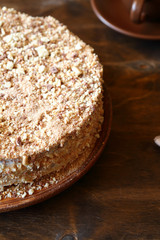 Delicious homemade cake