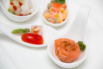 luxury  snack Food and cocktails