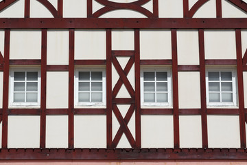 Obraz premium チューダー様式の壁