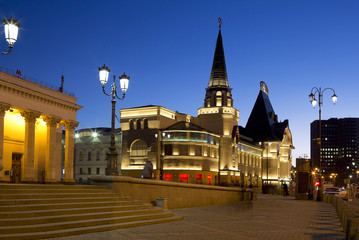 Obraz premium Москва. Здание Ярославского вокзала.