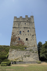 Fototapeta na wymiar Verticale del Castello di Porciano, Stia