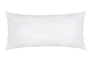 Fototapeta na wymiar White pillow on isolated white background