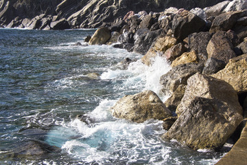 Cliffs and waves