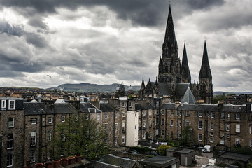Obraz premium Edinburgh city view