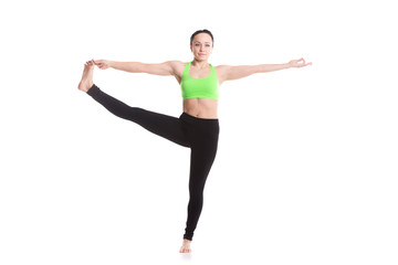 Obraz premium Utthita Hasta Padangustasana Yoga Pose