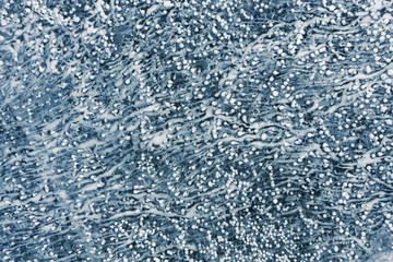 Texture of the  ice