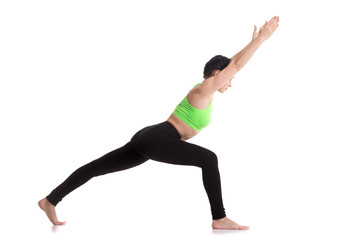 Virabhadrasana 1 yoga pose