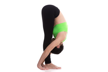 Uttanasana, intense stretch yoga pose