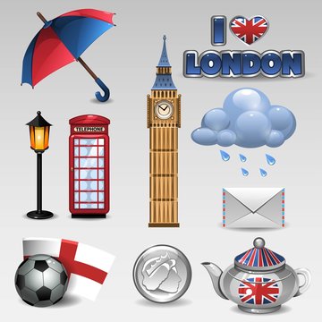 Great Britain icons