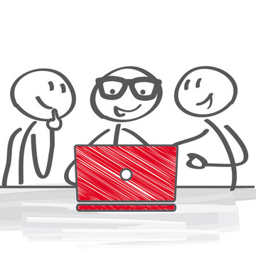 Besprechung am Arbeitsplatz