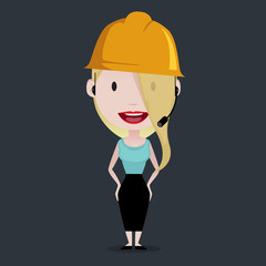 Worker concept illustration