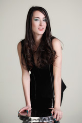 Fototapeta premium Black dress