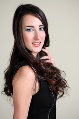 Naklejka premium Black dress