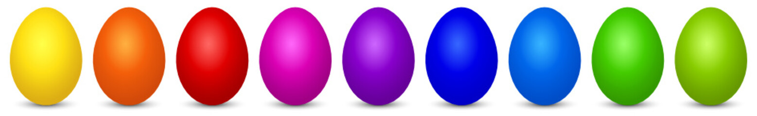 Colorful Easter Eggs