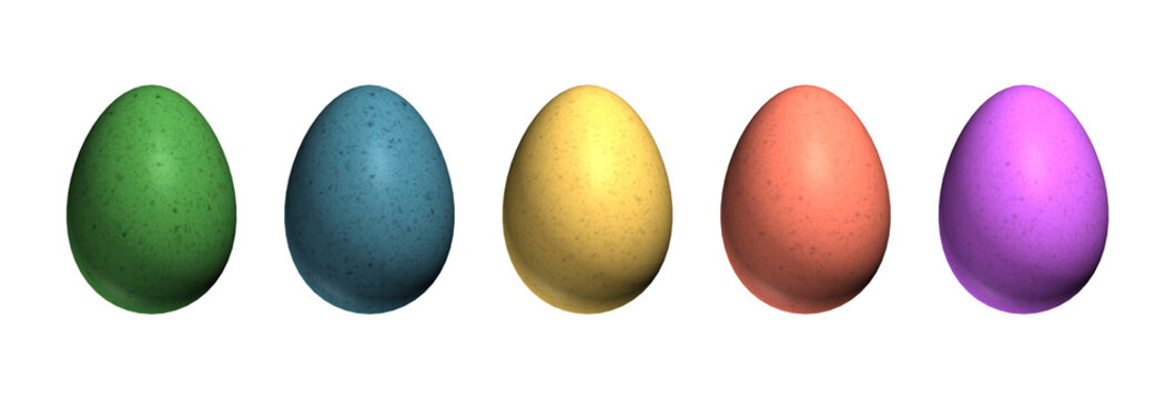 Farbige Ostereier, Eier, Ostern
