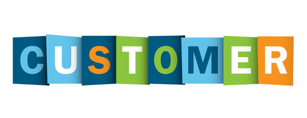 CUSTOMER icon (quality service testimonials satisfaction) - Powered by Adobe