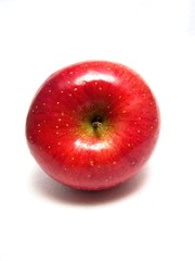 the top of the apple