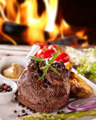 Delicious beef steakes