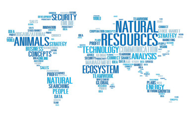 Plakat Natural Resources Environmental Conservation Concept