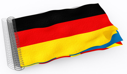 Bandiera con spirale Germania