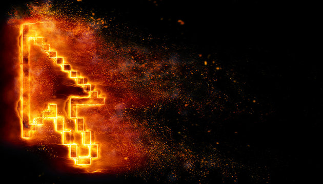 Burning pointer