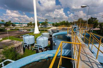 Obraz na płótnie Canvas Water Treatment Plant