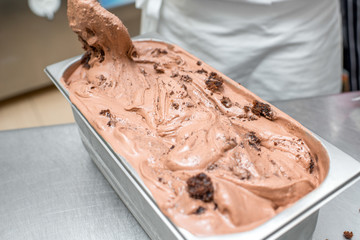 Chocolate ice ceam