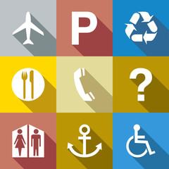 flat icon set 5