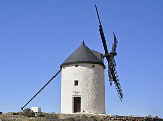 Land of windmills, Consuegra, Toledo, tourism in Spain