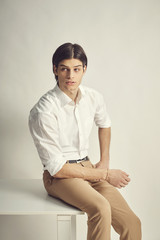 Obraz premium Portrait of an handsome young man