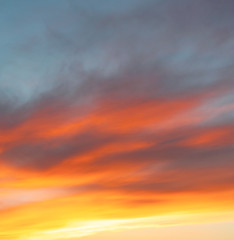 Beautiful evening sky