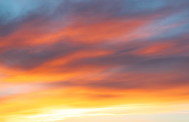 Beautiful evening sky