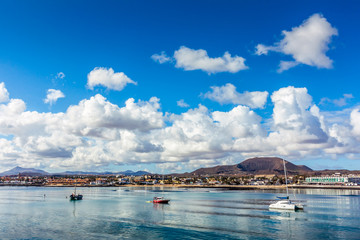 Approaching Fuerteventura