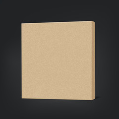 closed cardboard box