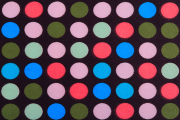 fabric with polka dots