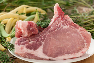 Stielkotelett vom Schwein