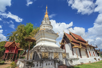 Fototapeta na wymiar old temple at Chiangmai province of Thailand