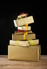 boxes with gifts