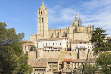 Obraz premium Cathedral of Segovia, Spain