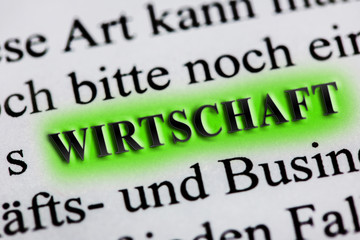 Obraz premium Wirtschaft