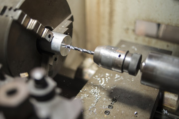 Aluminium metal Lathe