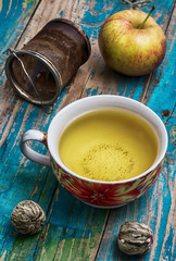 Cup of apple tea