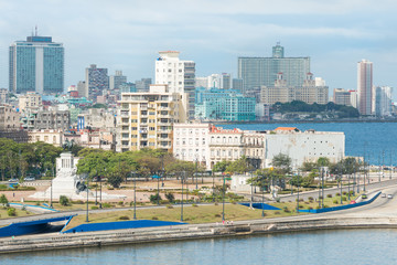 The city of Havana on a beautiful day