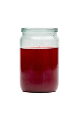 Bank compote on the white background