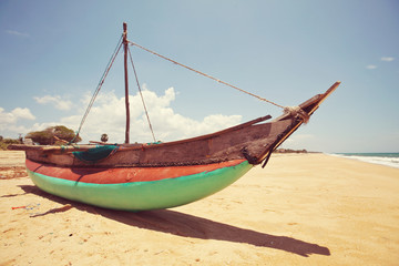 Boat on Sri Lanka