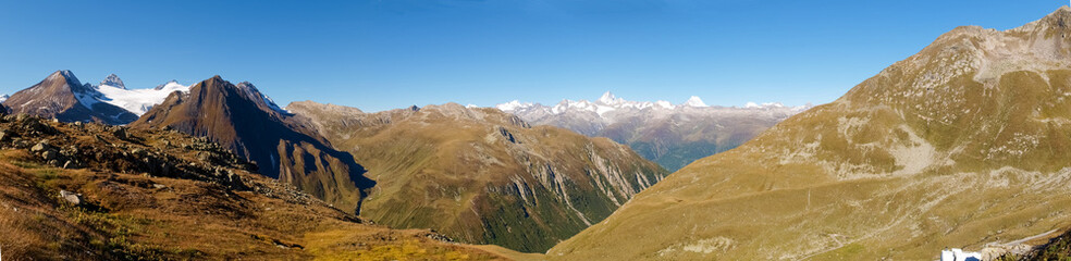 Swiss Alps, View from Nufenen pass